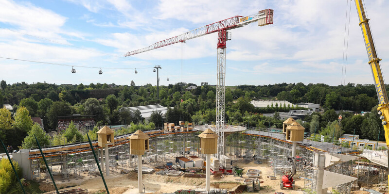 Chantier de la Grande Volière Sud-Américaine de Beauval